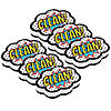 Ashley Productions Magnetic Whiteboard Eraser, Superhero Clean!, Pack of 6 Image 1