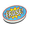 Ashley Productions Magnetic Whiteboard Eraser, Superhero Erase!, Pack of 6 Image 1