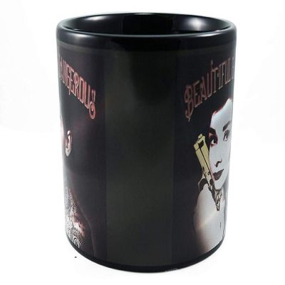 Audrey Hepburn Beautiful and Dangerous 20oz Ceramic Coffee Mug Image 1