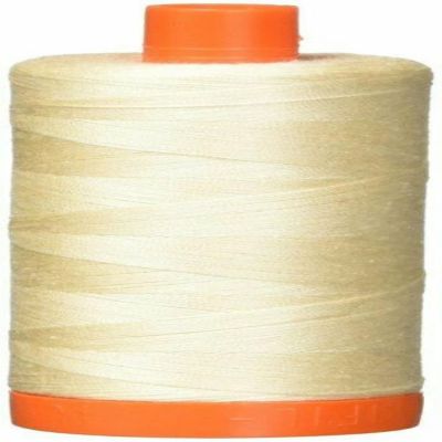 Aurifil Mako Cotton Thread 50wt Beige 2000 1422yd Image 1