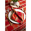 Autumn Spice Plaid  Tablecloth 70 Round Image 2
