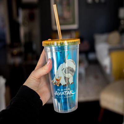 Avatar: The Last Airbender Aang and Appa Carnival Cup With Straw  16 Ounces Image 3