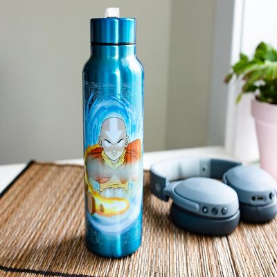 Avatar: The Last Airbender Aang Stainless Steel Water Bottle  Holds 27 Ounces Image 2