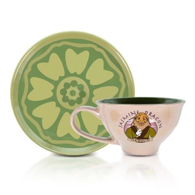 Avatar: The Last Airbender Jasmine Dragon 12-ounce Ceramic Teacup and Saucer Set Image 1