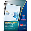 Avery Clear Heavyweight Multi-Page Capacity Sheet Protectors, Holds 8-1/2" x 11" Sheets, Top Load, 25 Per Pack, 3 Packs Image 1