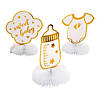 Baby Shower Girl or Boy Honeycomb Centerpiece - 6 Pc. Image 1