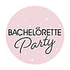 Bachelorette Party Pink Favor Stickers - 36 Pc. Image 1