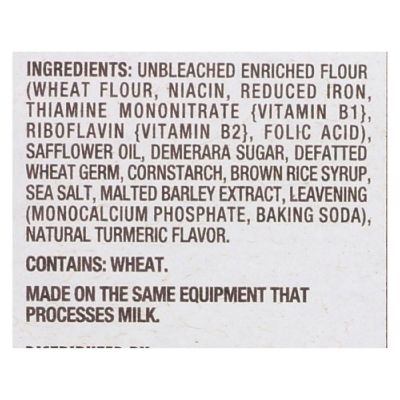 Back To Nature Crispy Wheat Crackers - Safflower Oil and Sea Salt - Case of 4 - 1 oz. Image 1