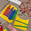 Back-To-School Name Tag Necklace Craft Kit - Makes 12 Image 3