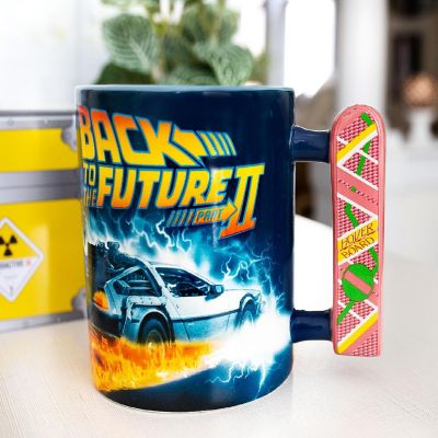 Back To The Future 2 Hoverboard Sculpted Handle Ceramic Mug  Holds 20 Ounces Image 3