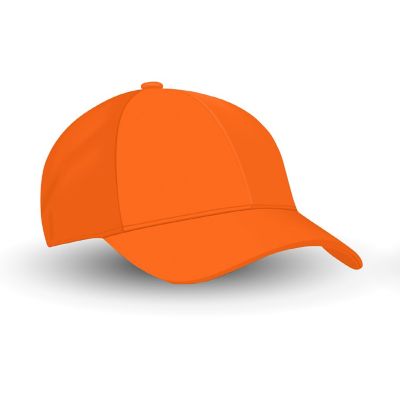 Balec Plain Baseball Cap Hat Adjustable Back (Orange) Image 2