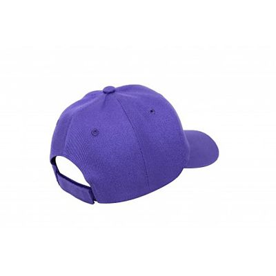 Balec Plain Baseball Cap Hat Adjustable Back (Purple) Image 1
