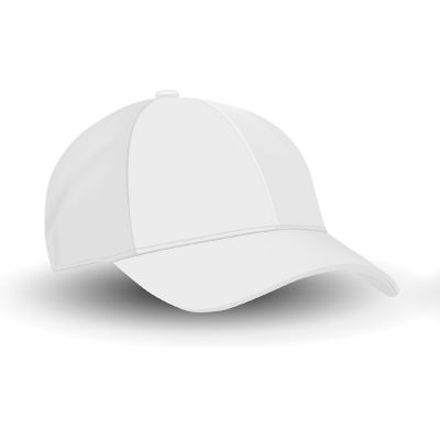 Balec Plain Baseball Cap Hat Adjustable Back (White) Image 2