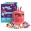 Balloon Time Helium Tank Kit with 50 Balloons and Ribbon Image 1