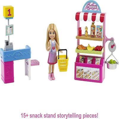 BARBIE&#8482; CHELSEA CAN BE SNACK STAND PLAYSET WITH BLONDE CHELSEA DOLL 15+ PIECES: Image 2