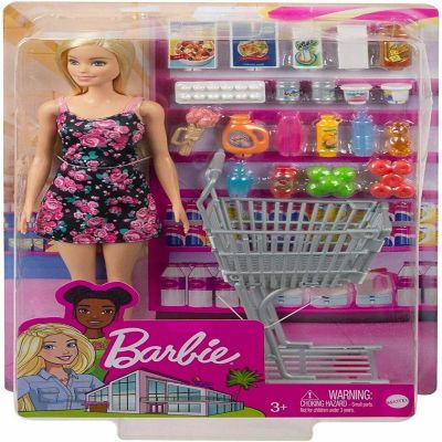 Barbie&#8482; Doll and Shopping Time 25-Piece Set Image 3