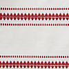 Barn Red Zig Dobby Stripe Napkin (Set Of 6) Image 3