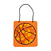 Basketball Button Sign Craft Kit - Makes 12 Image 1