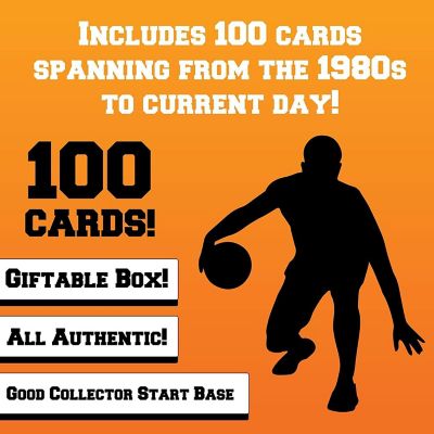 Basketball Trading Collector Cards 100ct Assorted Players Box Set Mighty Mojo Image 1