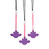 Bat Character Necklaces with Glow Stick - 12 Pc. Image 1