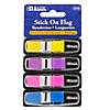 BAZIC Products Neon Color Coding Flags with Dispenser, 120 Per Pack, 12 Packs Image 1
