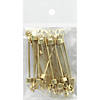 Beadalon Findings Instant Pendant Cylinder/Ring 36.6mm Gold 20pc&#160; &#160;&#160; &#160; Image 1
