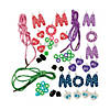 Beaded #1 Mom Necklace Craft Kit - Makes 12 Image 1