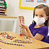 Beaded 100th Day of School Necklace Craft Kit - Makes 12 Image 3