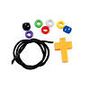 Beaded Faith Cross Jewelry Craft Kits - Makes 12 Image 1