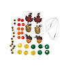 Beaded &#8220;Give Thanks&#8221; Charm Bracelet Craft Kit - Makes 12 Image 1