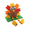 Beaded Thanksgiving Turkey Craft Kit - Makes 12 Image 1