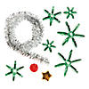 Beaded Tree Christmas Ornament Craft Kit - Makes 12 Image 1