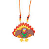 Beaded Turkey Necklace Craft Kit - Makes 12 Image 1