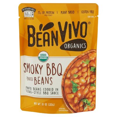 Bean Vivo - Pinto Beans Smky Bbq - Case of 6-10 OZ Image 1