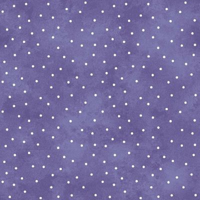 Beautiful Basics  Cream Dots on Purple by Mayood Cotton Fabric Image 1