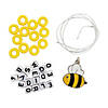 Bee-lieve God&#8217;s Word Pony Bead Bracelet Craft Kit - Makes 12 Image 1
