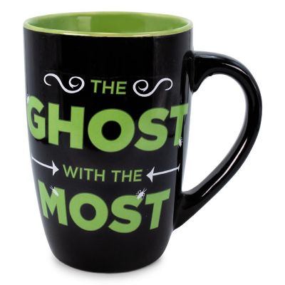 Beetlejuice "Ghost With The Most" Curved Ceramic Mug  Holds 25 Ounces Image 1