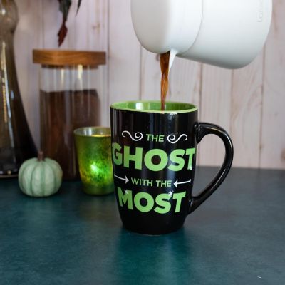 Beetlejuice "Ghost With The Most" Curved Ceramic Mug  Holds 25 Ounces Image 3