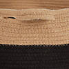 Beige And Black Cotton Rope Cat Ears Pet Basket Image 3