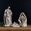 Beige Holy Family Nativity Figurines (Set Of 3) 3"H, 8"H, 11.75"H Resin Image 4
