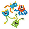 Bendable Stuffed Silly Monsters - 12 Pc. Image 1