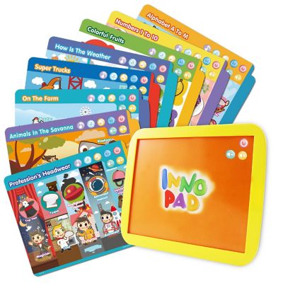 BEST LEARNING INNO PAD Smart Fun Lessons - Educational Tablet Toy to Learn Alphabet, Numbers, Colors and more for Toddlers Ages 2 to 5 Years Old Image 1