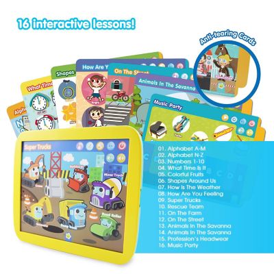 BEST LEARNING INNO PAD Smart Fun Lessons - Educational Tablet Toy to Learn Alphabet, Numbers, Colors and more for Toddlers Ages 2 to 5 Years Old Image 3