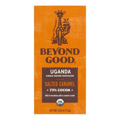 Beyond Good - Bar Salt Caramel Dark Chocolate - Case of 12-2.64 OZ Image 1