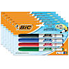 BIC Great Erase Low Odor Dry Erase Markers, Fine Point, Assorted Colors, 4 Per Pack, 6 Packs Image 1