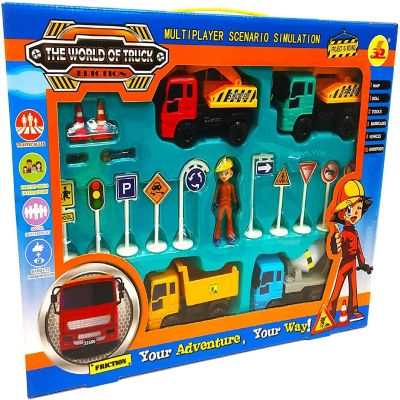Big Daddy Complete Construction World Toy Set Includes Excavator Truck, Image 1
