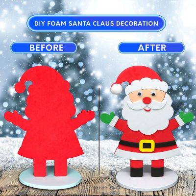 Big Mo's Toys Holiday Crafts - Christmas Foam Arts N Craft Santa Image 1