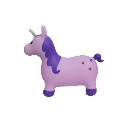 Bintiva Children's Horse Hopper, with Free Foot Pump&#160;- Purple Image 1