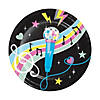 Birthday Beats Disco Party Round Paper Dinner Plates - 8 Ct. Image 1