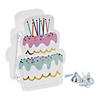 Birthday Cake Favor Boxes - 12 Pc. Image 1